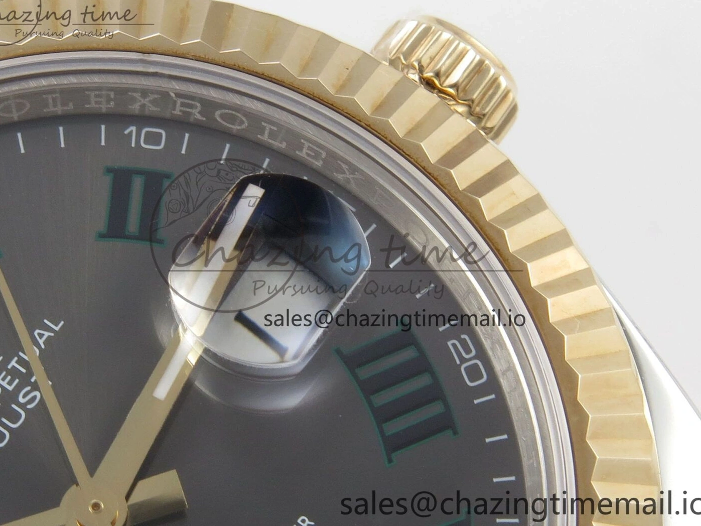 MiroTime 0424 Reliable DateJust 41mm 126333 SS YG 3EF 1:1 Best Edition Gray Roman Dial on SS YG Jubilee Bracelet SA 302